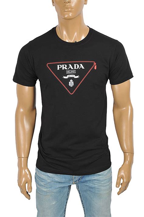 prada t shirts mens price|prada men' s t shirts.